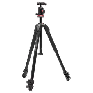Manfrotto MT190X3 + MH496-BHQ6 Stativkit med 496 Kulehode. Aluminium