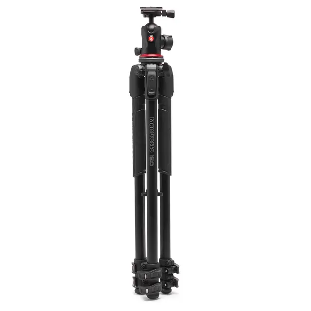 Manfrotto MT190X3 + MH496-BHQ6 Stativkit med 496 Kulehode. Aluminium 