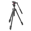 Manfrotto 290 Light stativ + 400AH hode Lett videostativ m/Befree Live videohode