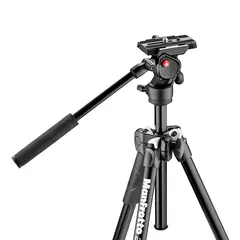 Manfrotto 290 Light stativ + 400AH hode Lett videostativ m/Befree Live videohode