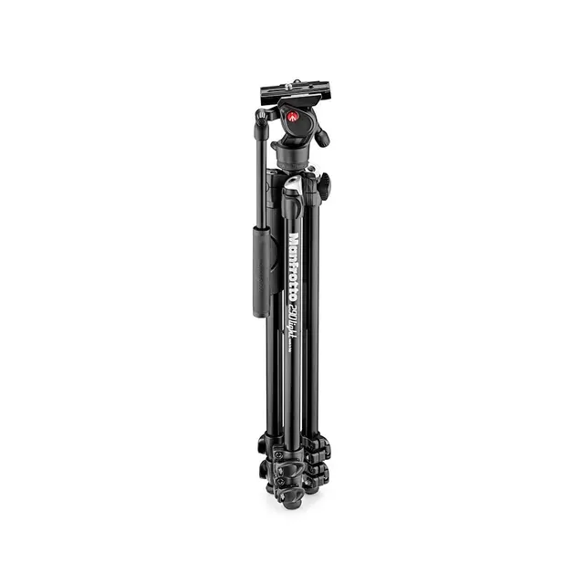 Manfrotto 290 Light stativ + 400AH hode Lett videostativ m/Befree Live videohode 