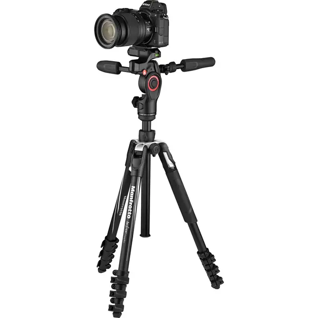 Manfrotto Befree Live Advanced 3-Way Reisestativ m/foto- videohode. Aluminium 