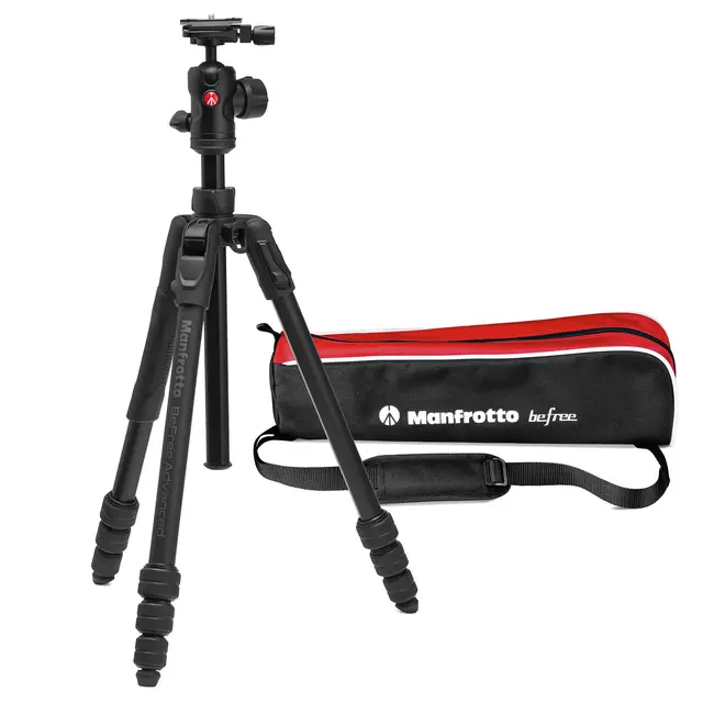 Manfrotto Befree Advanced Kulehode Twist Stativkit med 494 Kulehode. Aluminium 