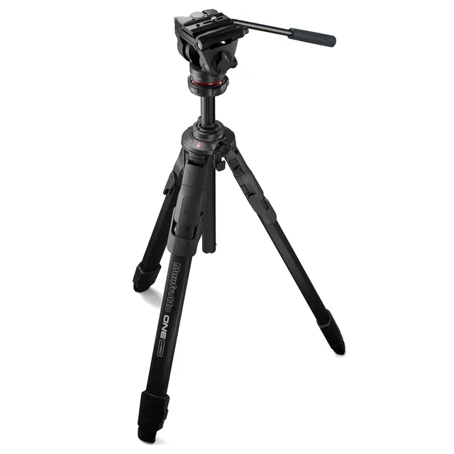 Manfrotto ONE Hybrid Tripod Kit Aluminium + 500X Fluid Head 