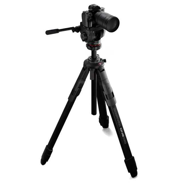 Manfrotto ONE Hybrid Tripod Kit Aluminium + 500X Fluid Head 