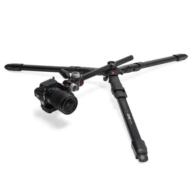 Manfrotto ONE Photo Tripod Kit Med MXHPRO-3W 3-Way Head 