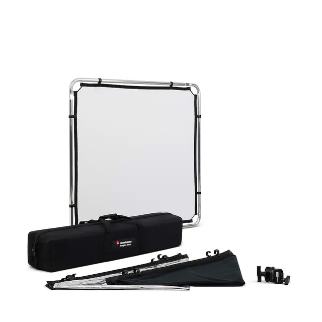 Manfrotto Pro Scrim Small 1x1 Kit Reflektor og diffusor kit. 1.1x1.1m 