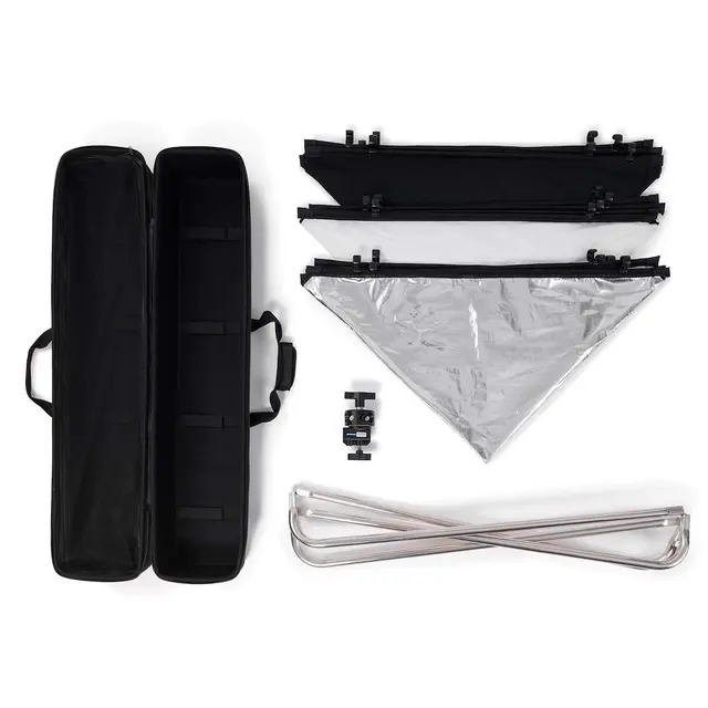 Manfrotto Pro Scrim Small 1x1 Kit Reflektor og diffusor kit. 1.1x1.1m 