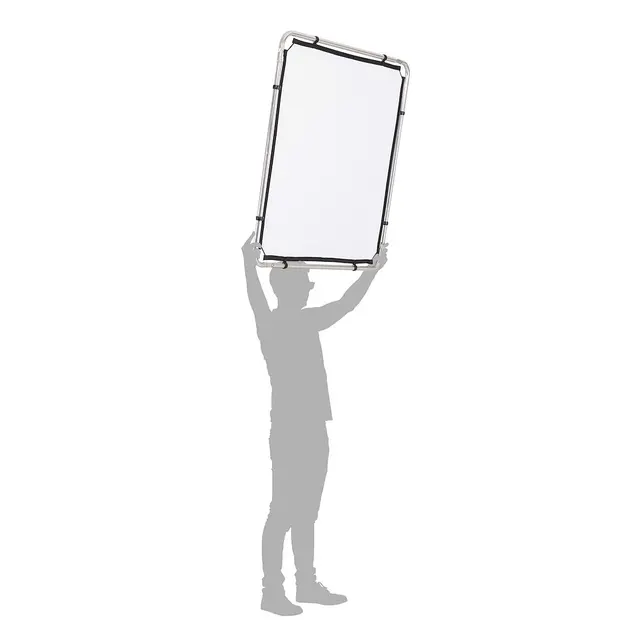 Manfrotto Pro Scrim Small 1x1 Kit Reflektor og diffusor kit. 1.1x1.1m 
