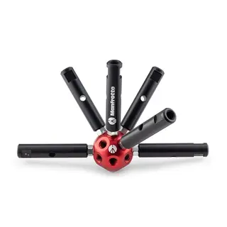 Manfrotto Dado Multi koblingsledd 6 ROD Inkl. 6 stk Festepinner med skrue