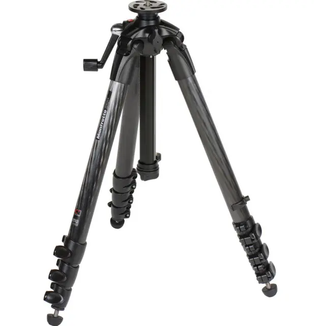 Manfrotto MT057C4-G Stativ Karbon Fotostativ. Sveivbar midtsøyle 2,05m 