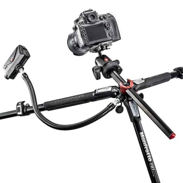 Manfrotto MT190XPRO4 Stativ Fotostativ Aluminium 4-Seksjoner 