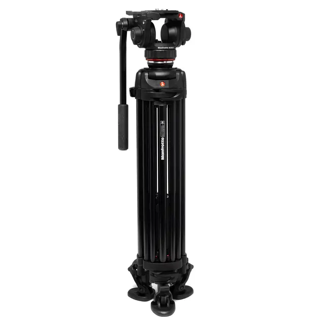 Manfrotto 502X Video Tripod Kit Twin Leg. Midtspreder. Aluminium 