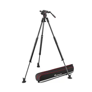 Manfrotto Nitrotech Stativkit 608+635 Videostativ Fast Leg m/Nitrotech hode