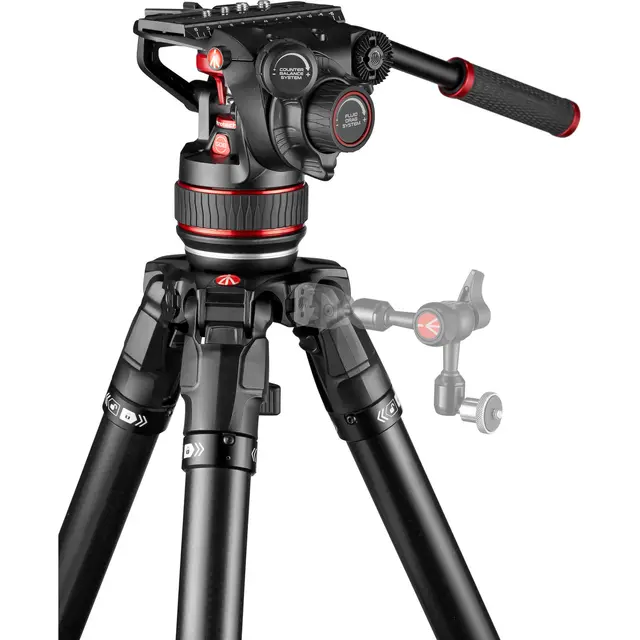 Manfrotto Nitrotech Stativkit 612+635 Videostativ Fast Leg m/Nitrotech hode 