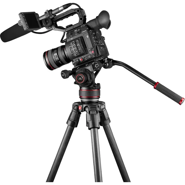 Manfrotto Nitrotech Stativkit 612+635 Videostativ Fast Leg m/Nitrotech hode 