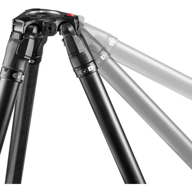 Manfrotto 635 Fast Single Tripod Superhurtig videostativ -  Karbonfiber 