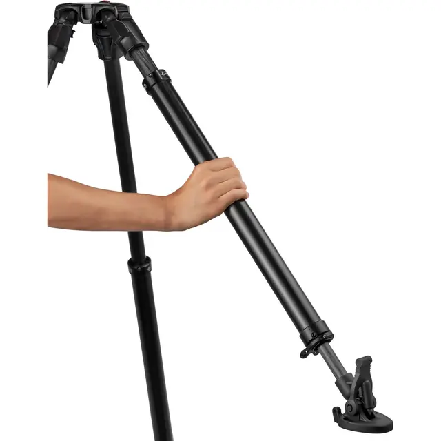 Manfrotto 635 Fast Single Tripod Superhurtig videostativ -  Karbonfiber 
