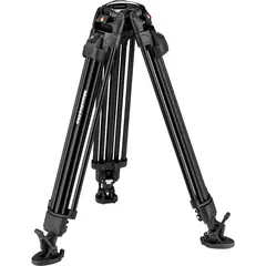 Manfrotto 645 Fast Twin Tripod Alu Videostativ aluminium. 75mm sk&#229;l