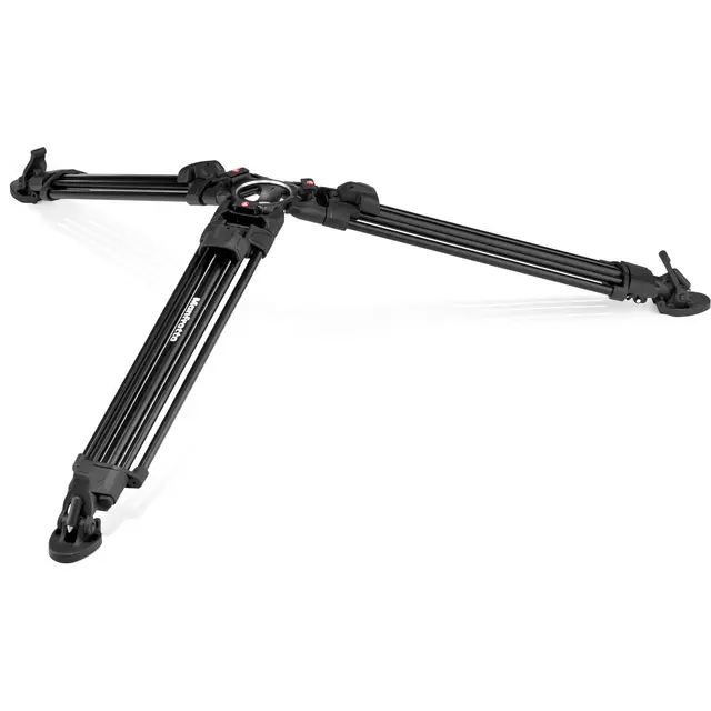 Manfrotto 645 Fast Twin Tripod Alu Videostativ aluminium. 75mm skål 