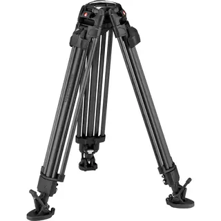 Manfrotto 645 Fast Twin Tripod Carbon Videostativ karbon. 75mm sk&#229;l