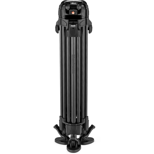Manfrotto 645 Fast Twin Tripod Carbon Videostativ karbon. 75mm skål 