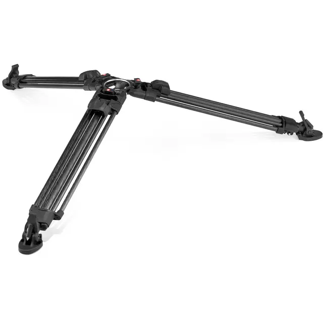 Manfrotto 645 Fast Twin Tripod Carbon Videostativ karbon. 75mm skål 