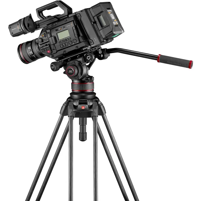 Manfrotto 645 Fast Twin Tripod Carbon Videostativ karbon. 75mm skål 
