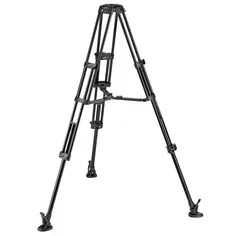 Manfrotto Twin Tripod Alu MVTTWINMA Videostativ aluminium. 100/75mm skål