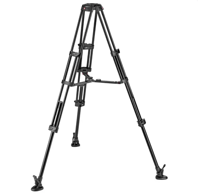 Manfrotto Twin Tripod Alu MVTTWINMA Videostativ aluminium. 100/75mm skål 