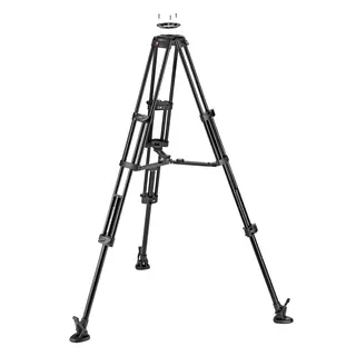 Manfrotto Twin Tripod Alu MVTTWINMA Videostativ aluminium. 100/75mm skål