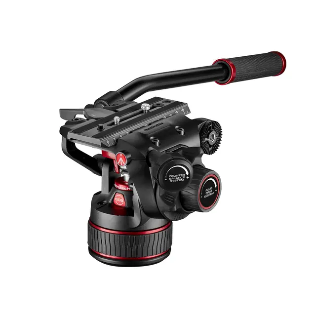 Manfrotto Nitrotech 608 Videohode Væskedempet videohode med flat base 
