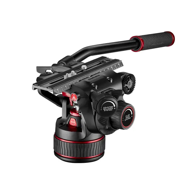 Manfrotto Nitrotech 612 Videohode Væskedempet videohode med flat base 