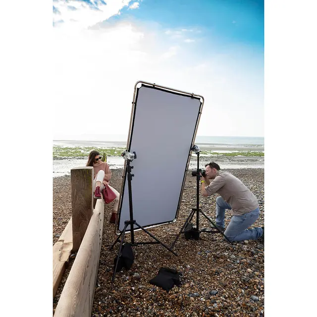 Manfrotto Pro Scrim Medium 1x2 Kit Reflektor og diffusor kit. 1,1x2 m 
