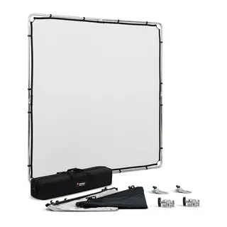 Manfrotto Pro Scrim Large 2x2 Kit Reflektor og diffusor kit. 2x2m