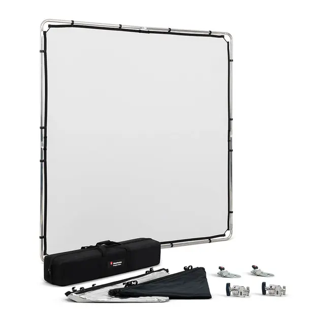 Manfrotto Pro Scrim Large 2x2 Kit Reflektor og diffusor kit. 2x2m 