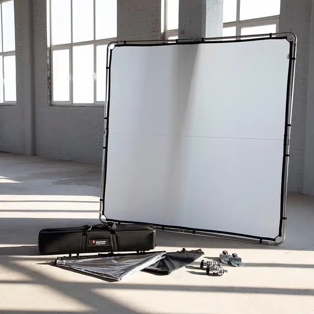 Manfrotto Pro Scrim Large 2x2 Kit Reflektor og diffusor kit. 2x2m 