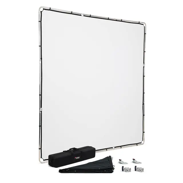 Manfrotto Pro Scrim Extra Large 3x3 Kit Reflektor og diffusor kit. 2,9x2,9 m 