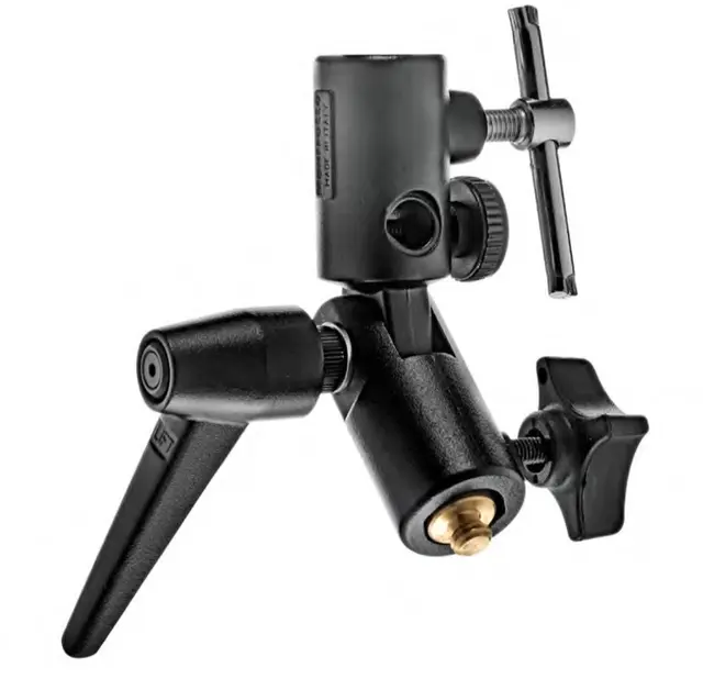 Manfrotto 026 Lite-Tite Tilt-hode m/paraplyhull. 16mm lysstativ 