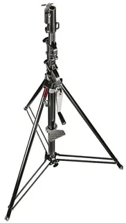 Manfrotto 087NWB Wind-up Lysstativ med sveiv. Max 3,7 m/30 kg