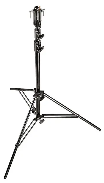 Manfrotto Senior Stand 007BSU Steel Lysstativ Svart forkrommet stål 