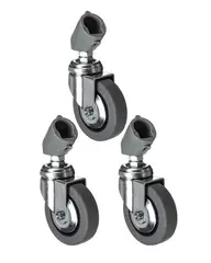 Manfrotto Hjulset 109 &#248;22mm 3stk 75mm hjul uten brems