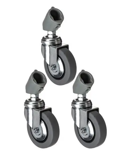 Manfrotto Hjulset 109 ø22mm 3stk 75mm hjul uten brems 