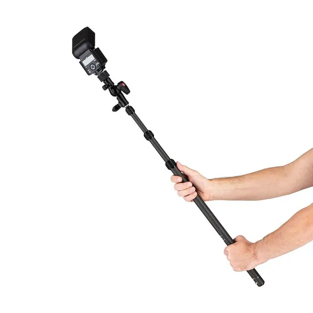Manfrotto Nanopole MS0490C Carbon Lysstativ Karbon, 1,97 m, Sliding Leg 