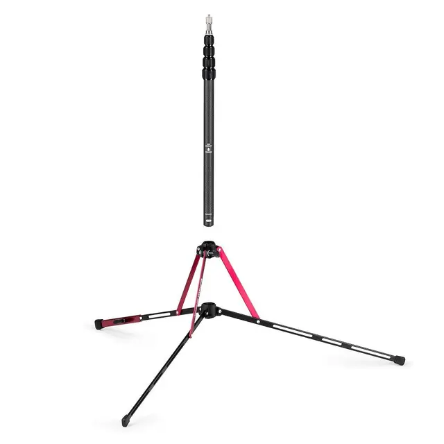 Manfrotto Nanopole MS0490C Carbon Lysstativ Karbon, 1,97 m, Sliding Leg 