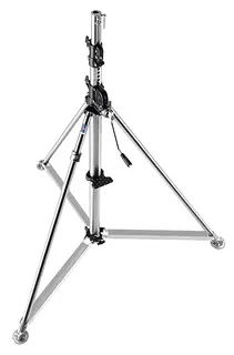 Manfrotto 387XU Super Wind-Up Silver Lysstativ m/sveiv. Maks 3,66m