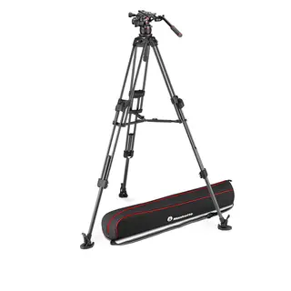 Manfrotto Nitrotech 612+ 645 Karbon Videostativ Fast Twin m/Nitrotech hode