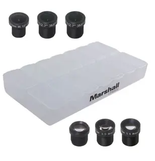 Marshall Electronics CV Lens Pack M12, 6 Pack med linser til CV kameraer