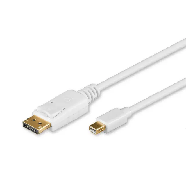 MicroConnect Mini DisplayPort 1.2 Hvit 1 Meter Mini Displayport til Displayport 