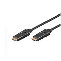 MicroConnect HDMI 1.4 Kabel 360° Roterbar, 2m